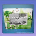 Green tree design ceramic photo frame